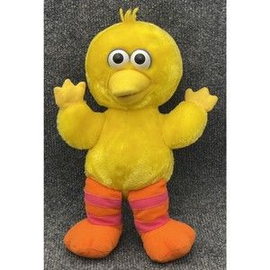 TYCO Pre-school Toy SESAME STREET 12” Tickle Me Big Bird Laughing Talking Plush
